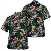 Bannerman Tartan Clan Crest Badge Aloha Hawaiian Shirt Tropical Old Style AV98 Bannerman Tartan Tartan Today